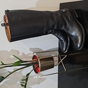 Frye Melissa button back zip riding boots